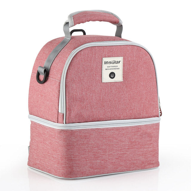 Insulated Mommy Backpack for Baby Food & Drinks