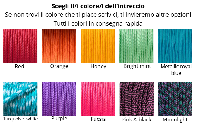 Capezza con montanti decorati, wave knot